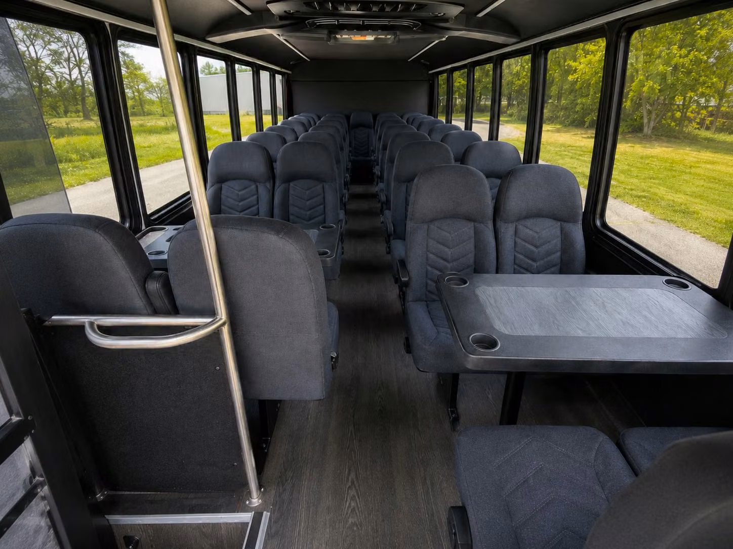 15 passenger minibus inside