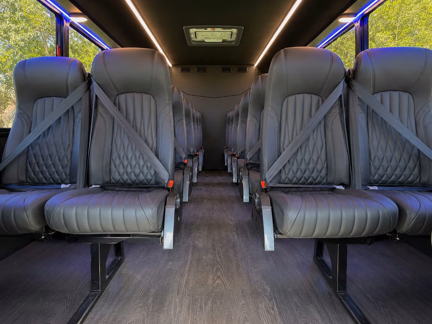20 passenger minibus interior