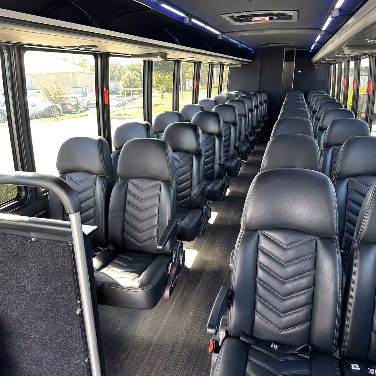 28 passenger minibus inside