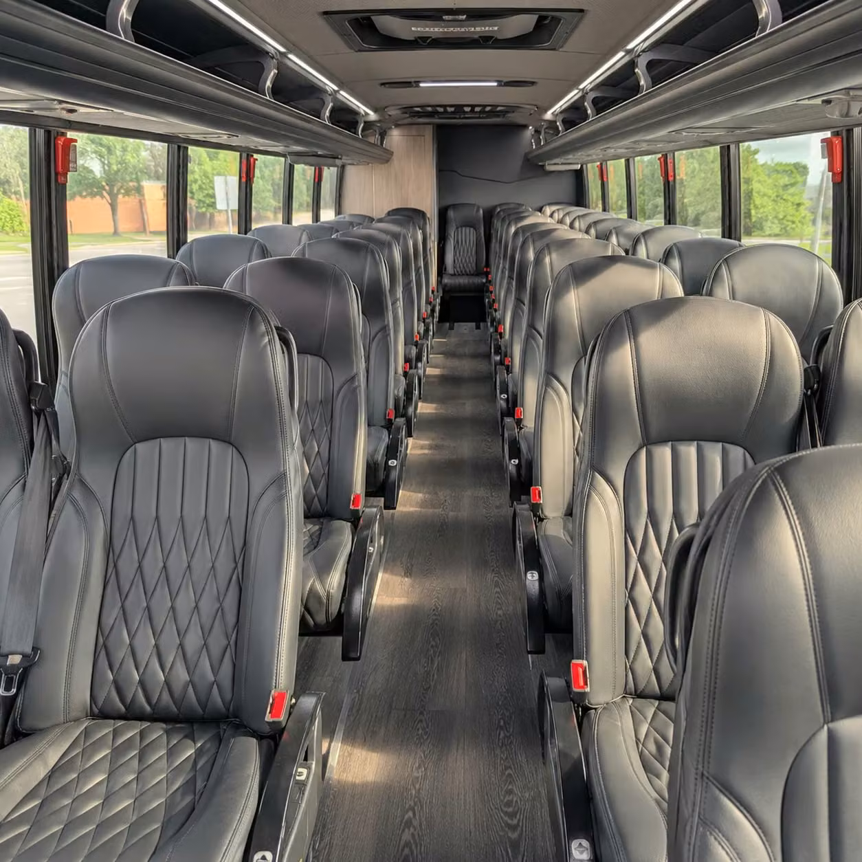 30 passenger minibus inside