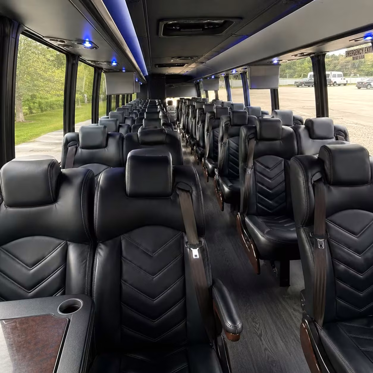 35 passenger minibus inside