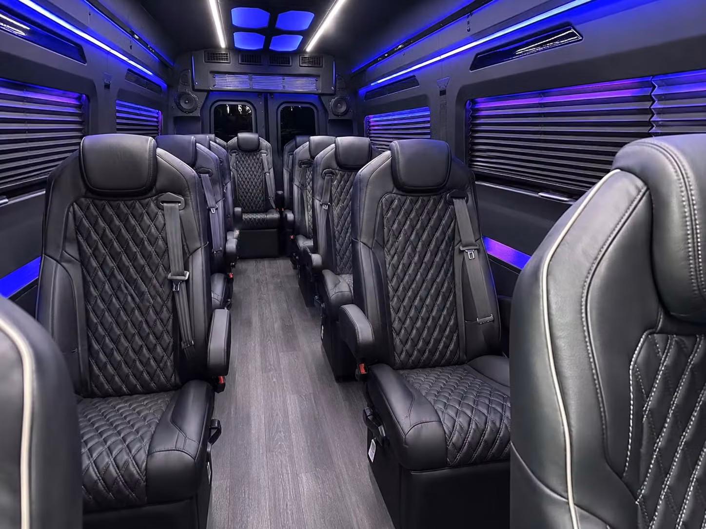 sprinter van with driver interior